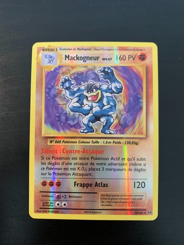 Carte pokémon mackogneur - carte,