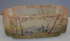 -LEGRAS SUPERBE VIDE POCHE VERRE Dégagé à l'Acide Berger et Moutons ou Chèvres D