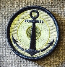 patch/écusson brodé / armée française / MARINE NATIONALE / COCARDE LOWVIS KAKI