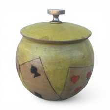 Ancienne boîte ronde en bois