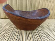 Coupe à fruits saladier en bois d'olivier vintage 