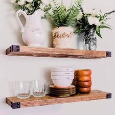 Rustic Floating Shelves Wood