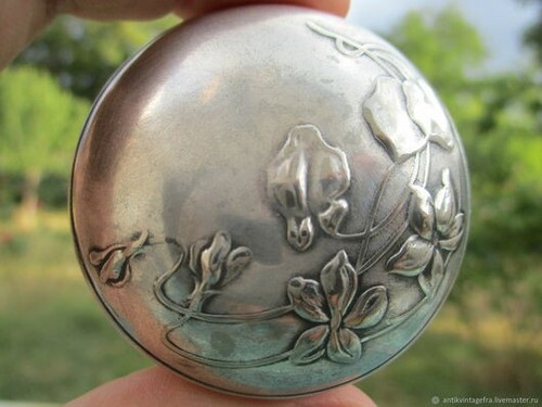 Antique cyclamen silver - antique,