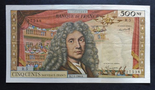 500 francs molière - , 7