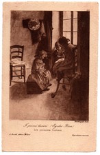 CPA Peinture - Egidio RIVA - I Primi Lavori (les premiers travaux)