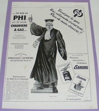 PUBLICITÉ PRESSE ANCIENNE CHAUDIÈRE PHI CLAMOND L'ILLUSTRATION 1929 /B3290