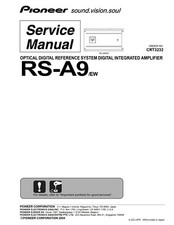 Service Manuel D'Instructions