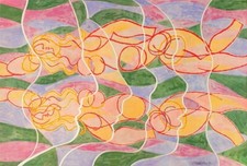 MIGUEL BERROCAL Nadadoras 1992 lithographie signée