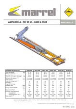 ANDRÉZIEUX -BOUTHÉON ( 42 ) MARREL AMPLIROLL RH 26 U / PROSPECTUS  100 g  2010
