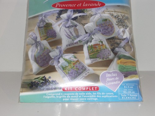 Kit sachets broderie points - 6,