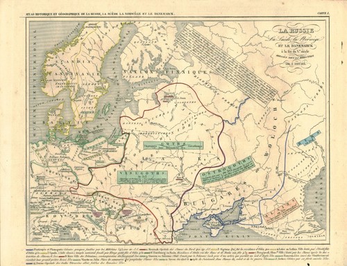 Gravure ancienne carte