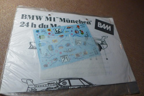 Decal bmw münchen 24 - decal, 1/43