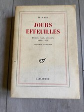 Arp Jean: Jours effeuillés