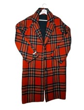 Long coat plaid - coat, royal