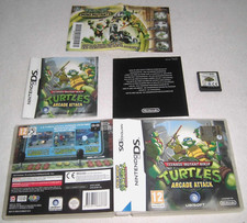 Nintendo DS TMN Turtles Arcade Attack [ITA /FR] Original Boîte Notice Super *JRF