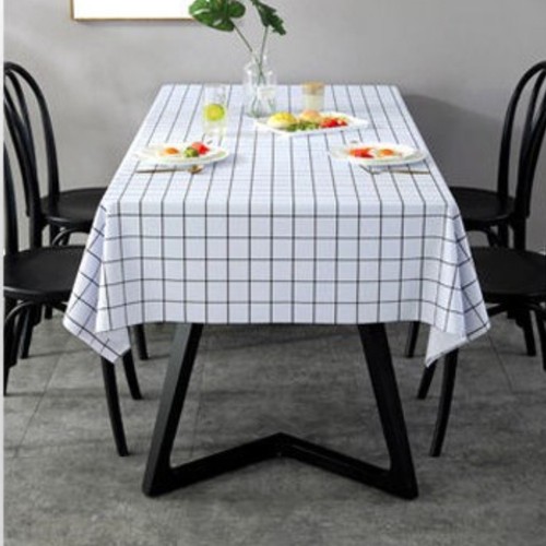 Nappe grille blanc pvc - nappe,