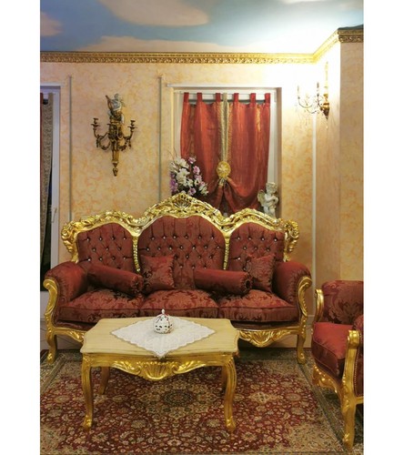 Canapé baroque places en - baroque,