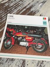 Casal 125 cm3 K270 1975 K 270 Carte moto Collection Atlas Portugal