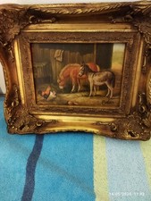 tableaux huile encadrés sur