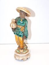 -JOLIE STATUETTE CHINOISE CERAMIQUE REPRODUCTION ARTISANALE époque TAO-KUANG  D