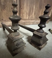 Paire de Chenets Ancien Fer