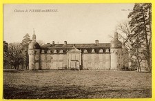 cpa France Castle Bourgogne 71