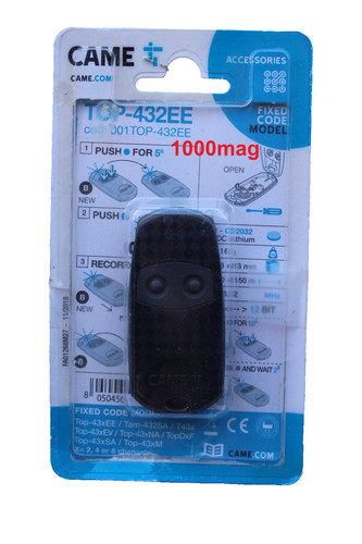 Telecommande came top 432ee - telecommande,