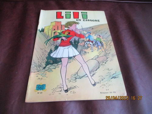 Bande dessinée lili en - bd,