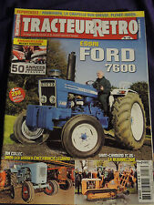 TRACTEUR RETRO n 18 vapeurs mene ford 7600 tc 25 vigneron 1955 someca som 40