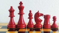 Ancien jeu d'échecs, bois