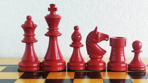 Ancien jeu échecs - jeu, bois