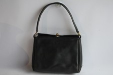 GUCCI Sac à main cuir noir (50899)