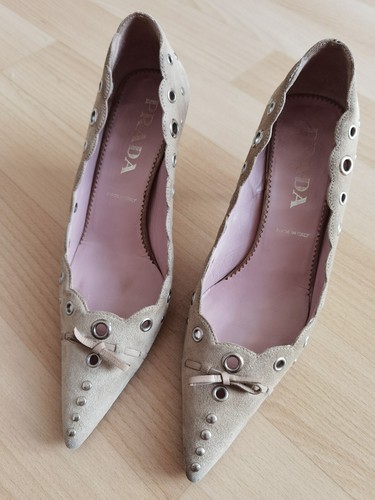 Prada iconic eyelet bow - , kitten