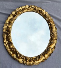 Miroir récent ovale cadre en