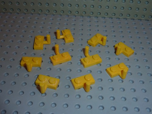Lego yellow plate 1x2 - x,