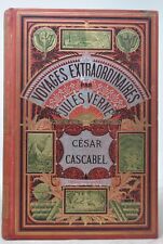 Jules Verne César Cascabel deux élèphants argenté Hetzel