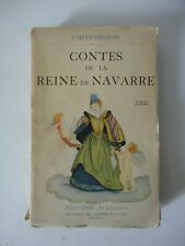 Livre Contes de la reine de Navarre L'Heptameron avec aquarelles de ERGES