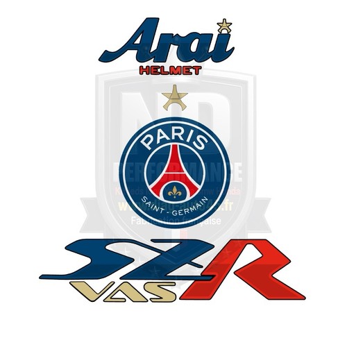 Stickers arai szr psg - arai,