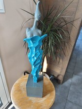 Sculpture statue femme moderne  contemporain, figurine Art Nouveau Curiosité 