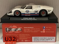Slot Car NSR 0409SW Ford GT40 MKIV #09 Martini Blanc