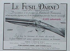 PUBLICITE LE FUSIL DARNE A CANON FIXE EJECTEUR AUTOMATIQUE DE 1959 FRENCH AD GUN