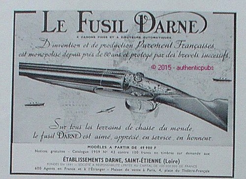 Publicite fusil darne a - publicite,
