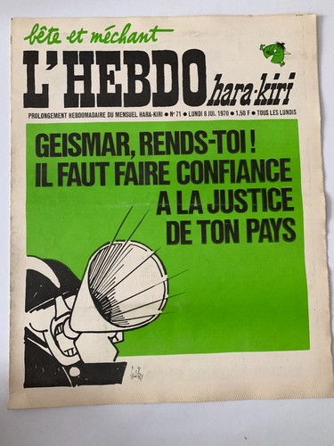 Hara kiri hebdo du - hara,
