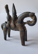 ART AFRICAIN Cavalier Sao en bronze