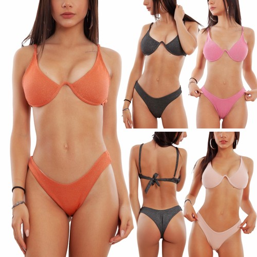 Bikini femme lurex brillant - femme,