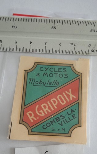Chromo transfert mobylette - chromo,