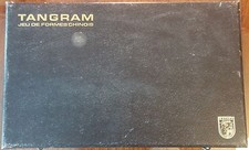 Jeu de société Tangram - Jeu de formes chinois - En mallette - Bois - Rachez