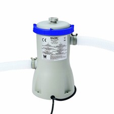 Bestway 38904 Pompe À Filtre, 220 V, 3028 L/H, 58117 Gris Piscine Accessoire