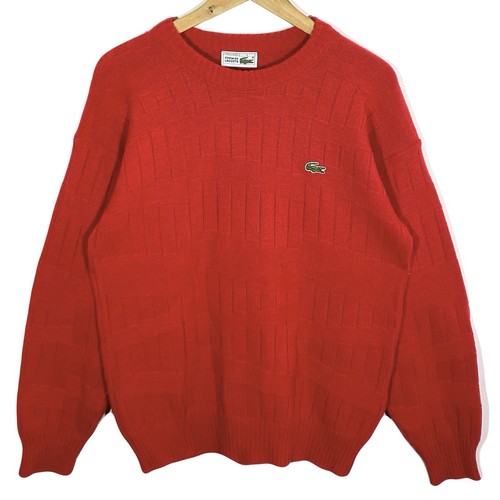 Pull motif maille rouge - maille,