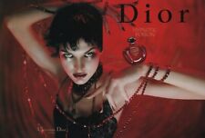 Publicité papier Parfum. Perfume ad. Dior Hypnotic Poison 1999 double page